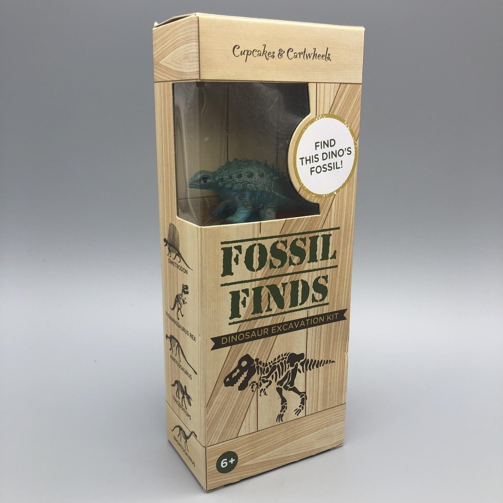 Fossil Finds Dinosaur Excavation Kit Ankylosaurus Toy Dig STEM Gift New 6+ Paleo